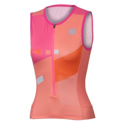 Kvinnor Sportful Training W ärmlös topp bubble gum